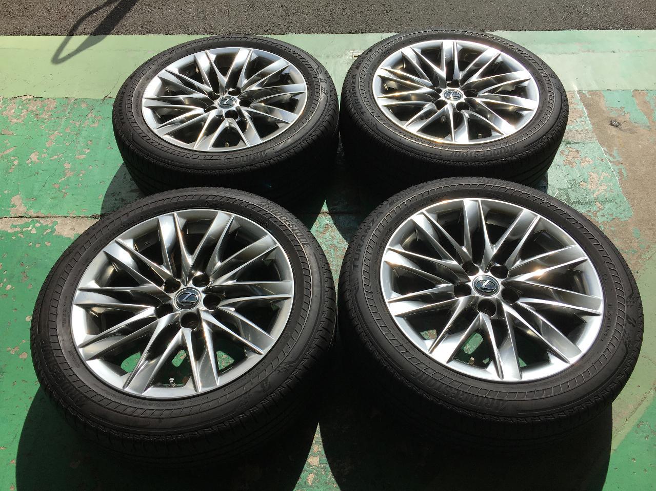 LEXUS Lexus 50 system LS 500 Version L Previous period Original wheel + BRIDGESTONE TURANZA T005A RFT Run flat tire