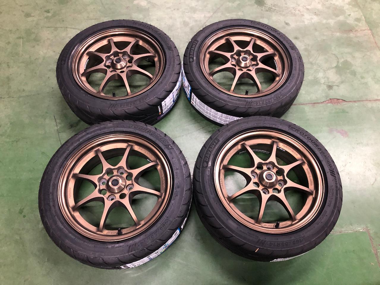 RAYS VOLK RACING CE28N + DAVANTI PROTOURA RACE