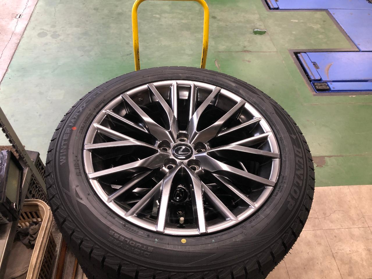 LEXUS RX F Sport Original wheel + DUNLOP WINTERMAXX SJ8 +