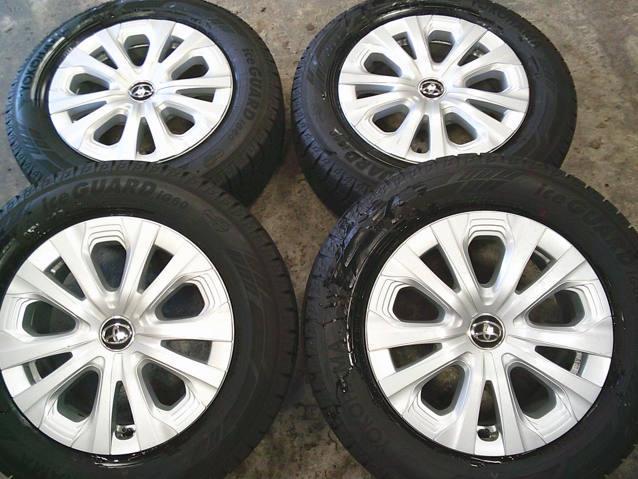 YOKOHAMA iceGUARD iG60 + Toyota 50 system Prius original wheel