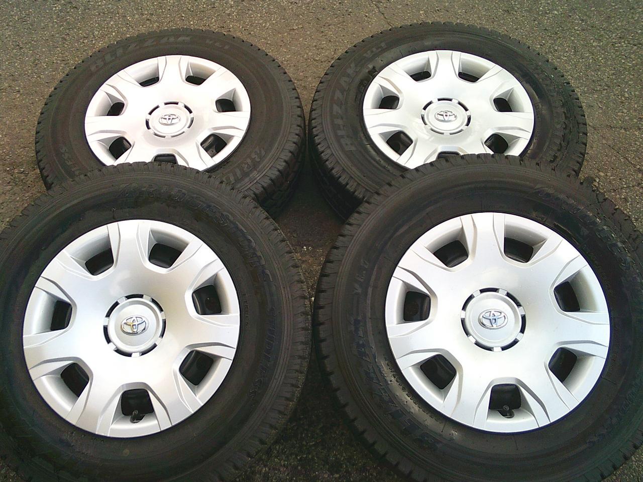 BRIDGESTONE BLIZZAK VL1 + Toyota Hiace 200 Genuine steel wheel