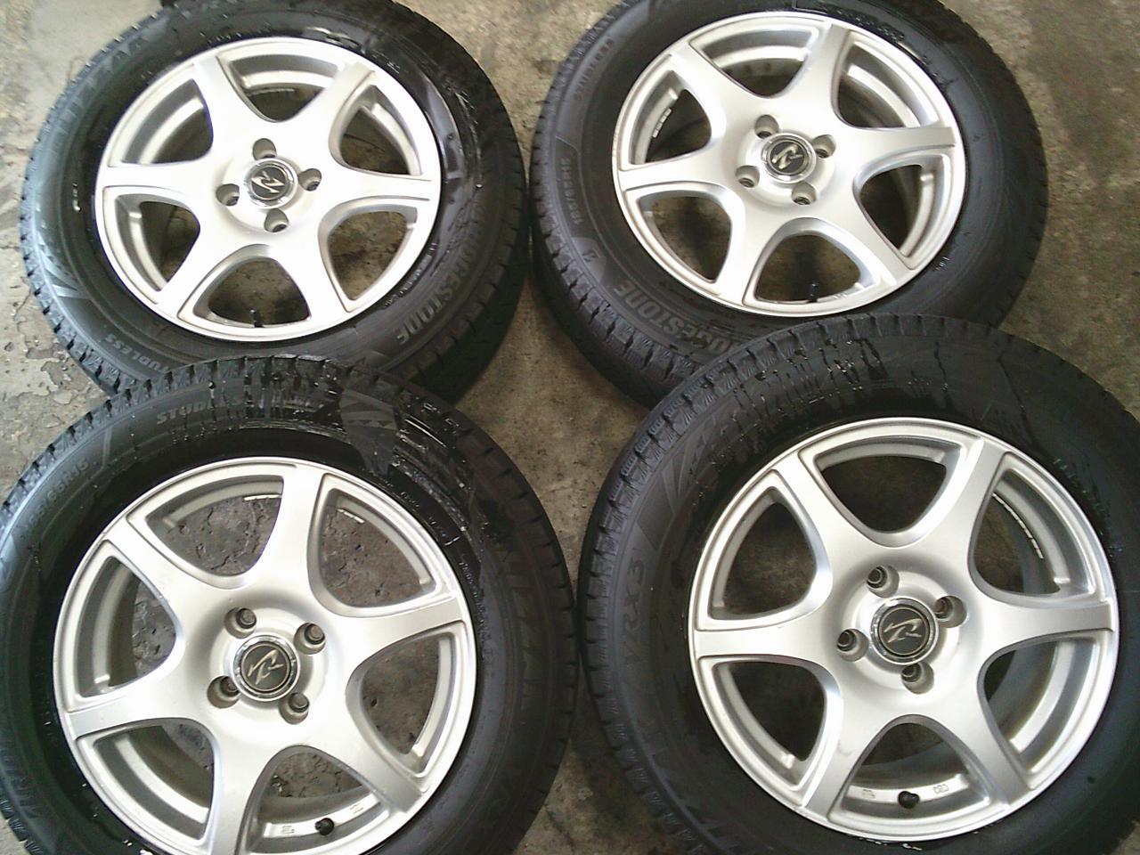 BRIDGESTONE BLIZZAK VRX3 + weds Treffer-TF