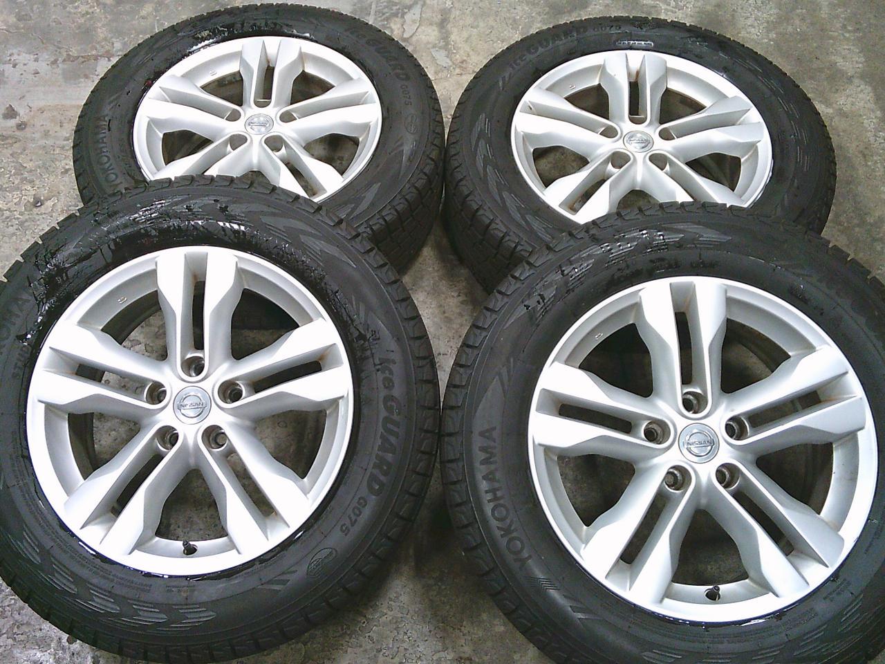 YOKOHAMA iceGUARD G075 + 日産 エクストレイル純正ホイール