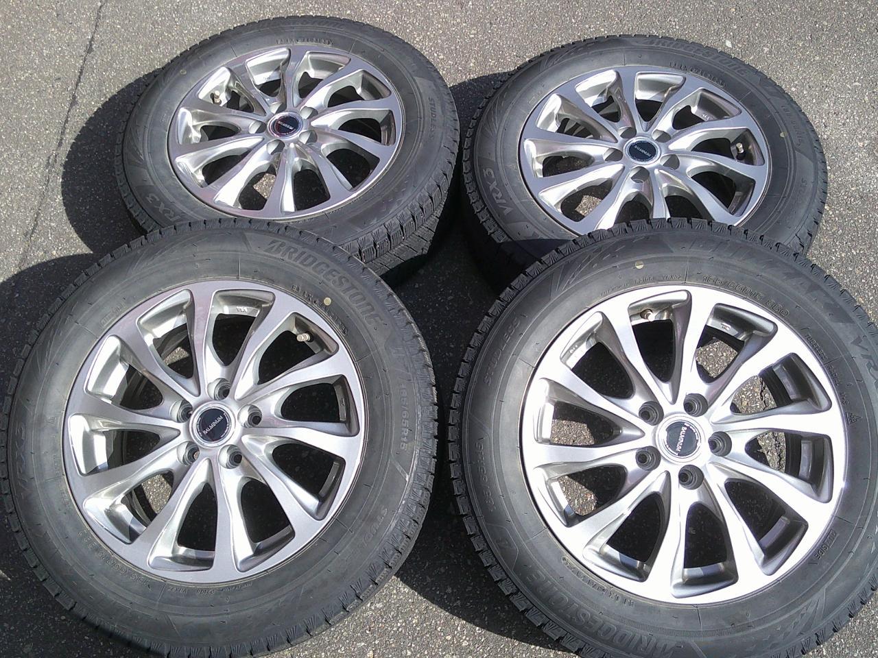BRIDGESTONE BLIZZAK VRX3+BALMINUM TR10