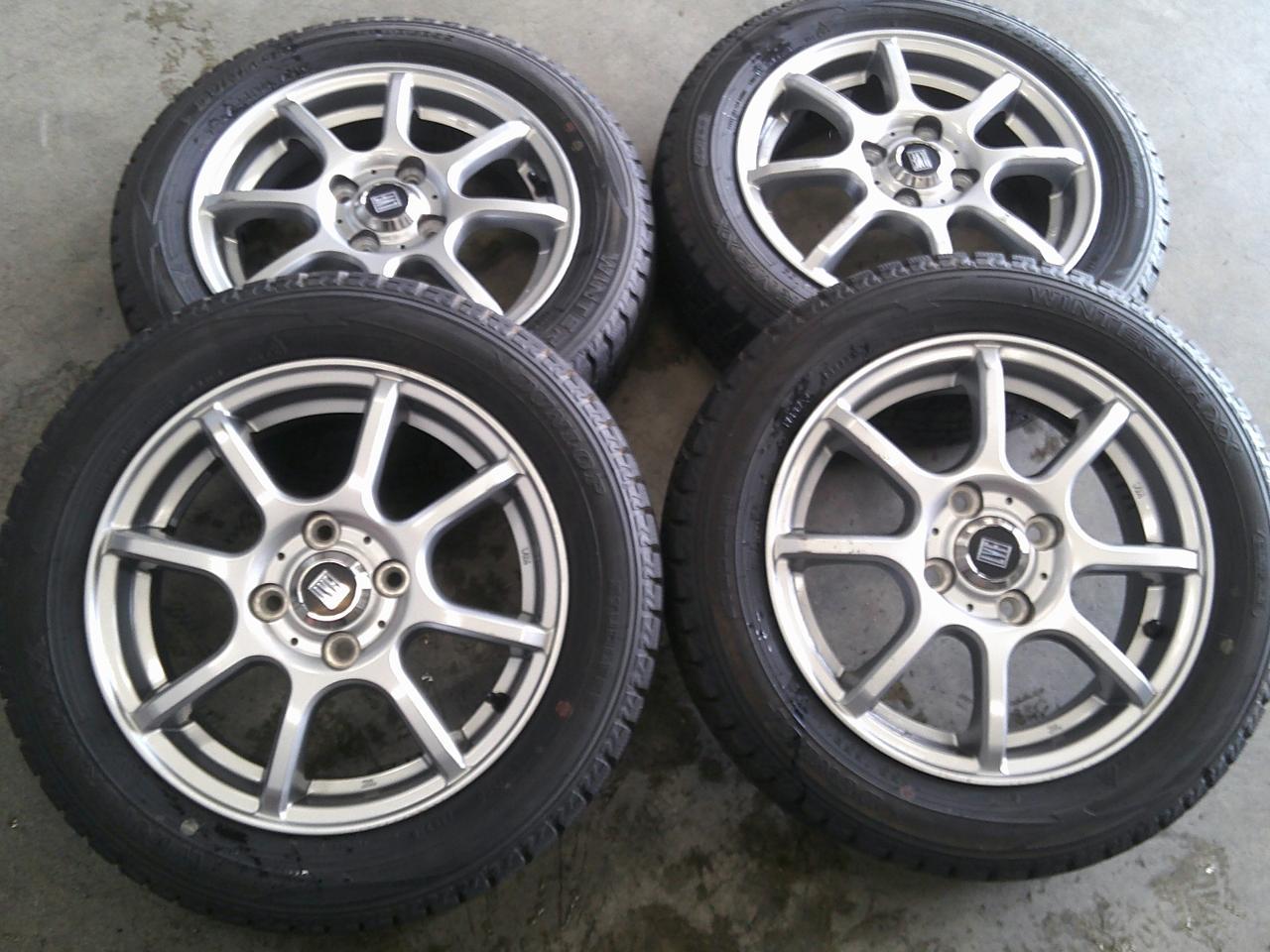 DUNLOP WINTERMAXX WM02 + LVF Spoke wheels