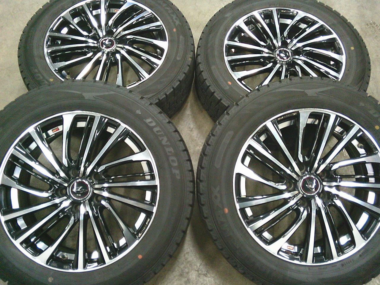 DUNLOP WINTERMAXX WM02 + weds LEONIS FS