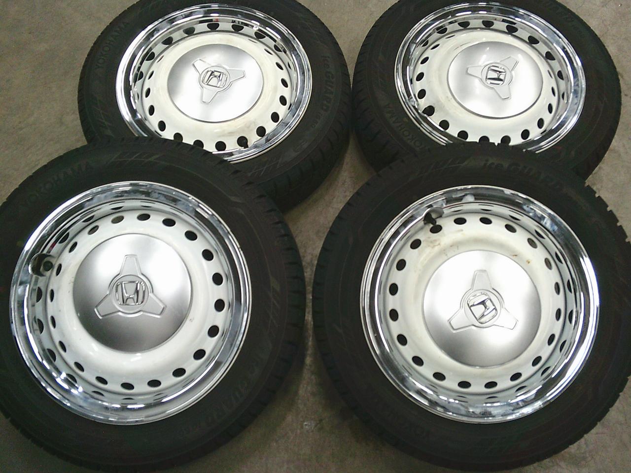 YOKOHAMA iceGUARD iG60 + Honda N-BOX slash genuine steel wheel