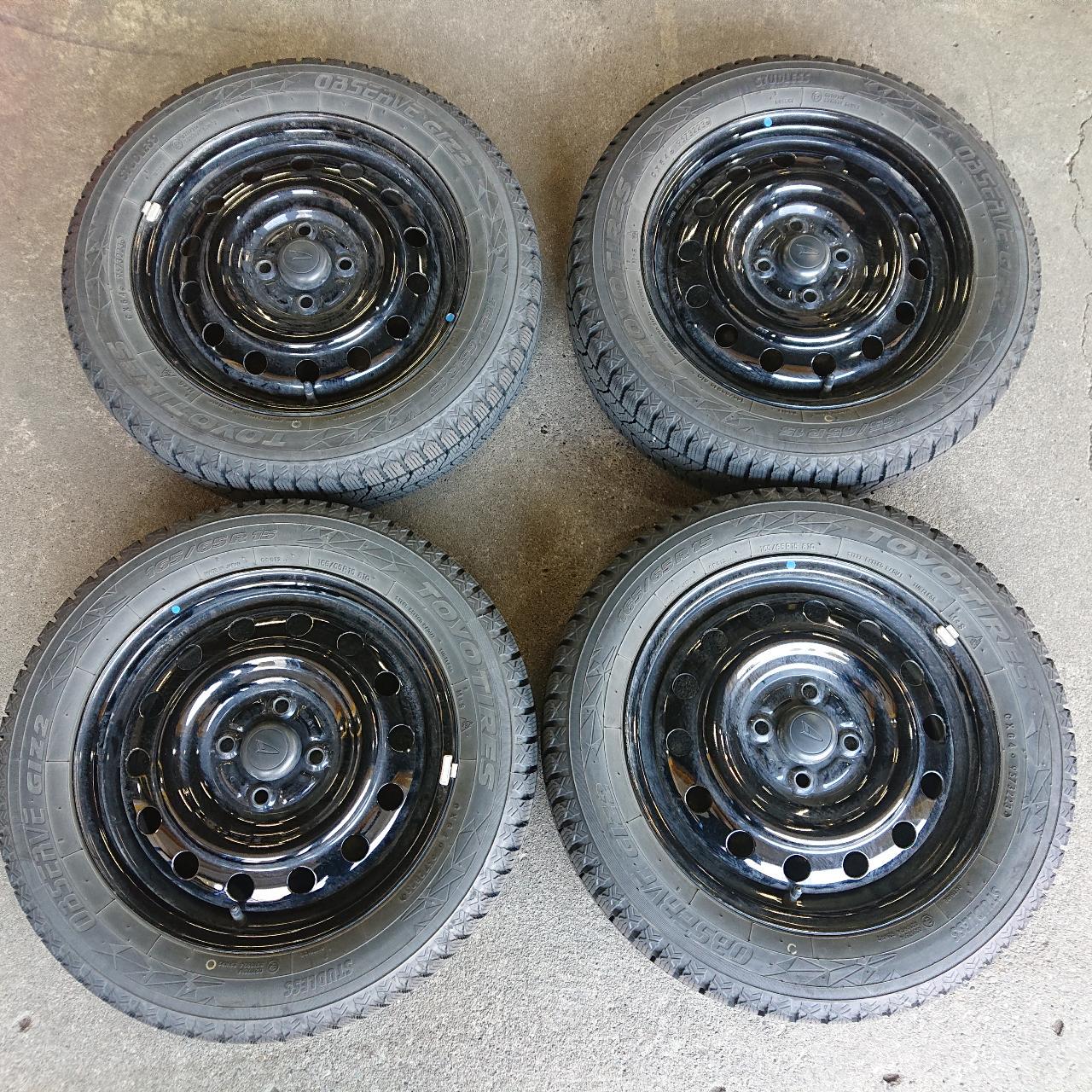 TOYO OBSERVE GIZ2 + Daihatsu Taft genuine steel wheels
