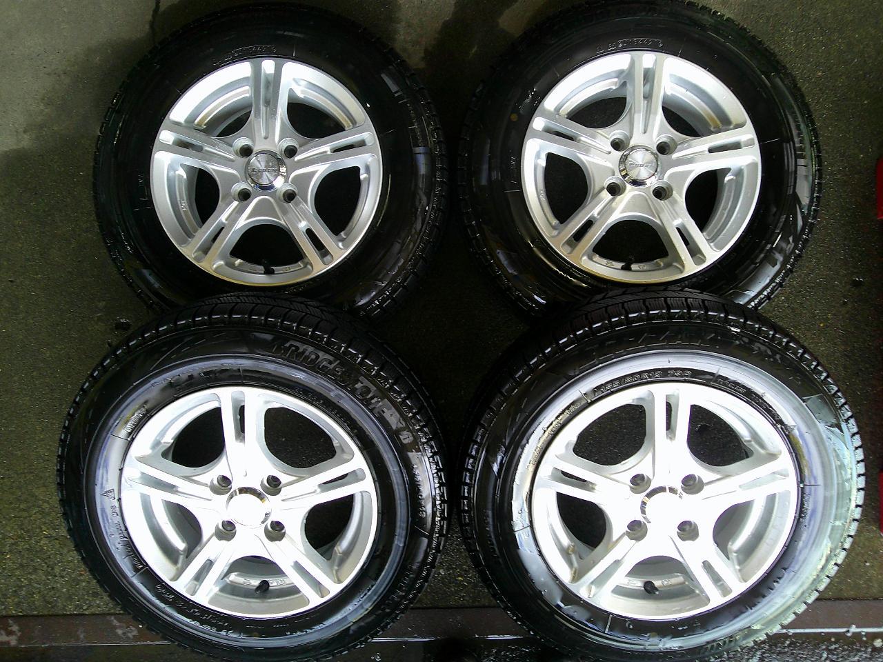 BRIDGESTONE BLIZZAK VRX3 + AUTOBACS SEVEN LEBEN Five twin-spoke