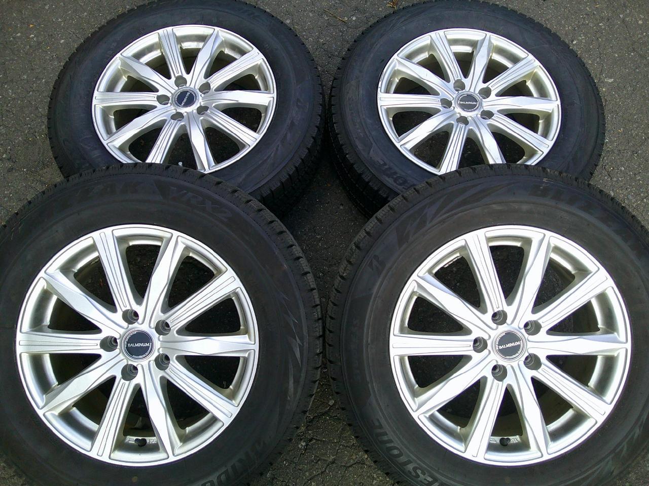 BRIDGESTONE BLIZZAK VRX2 + BRIDGESTONE BALMINUM KR10