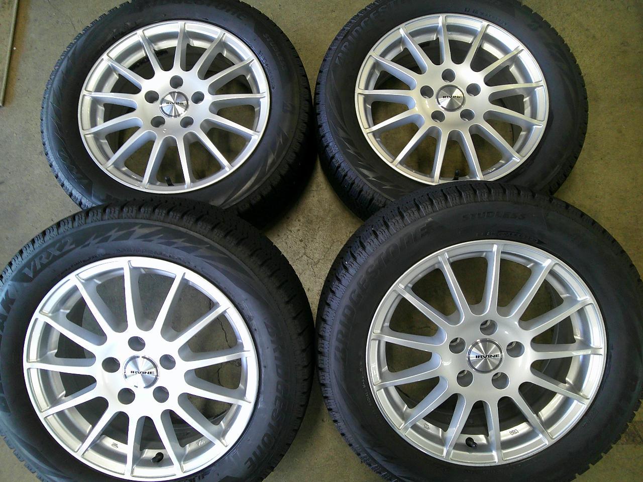 BRIDGESTONE BLIZZAK VRX2 + weds IRVINE F01