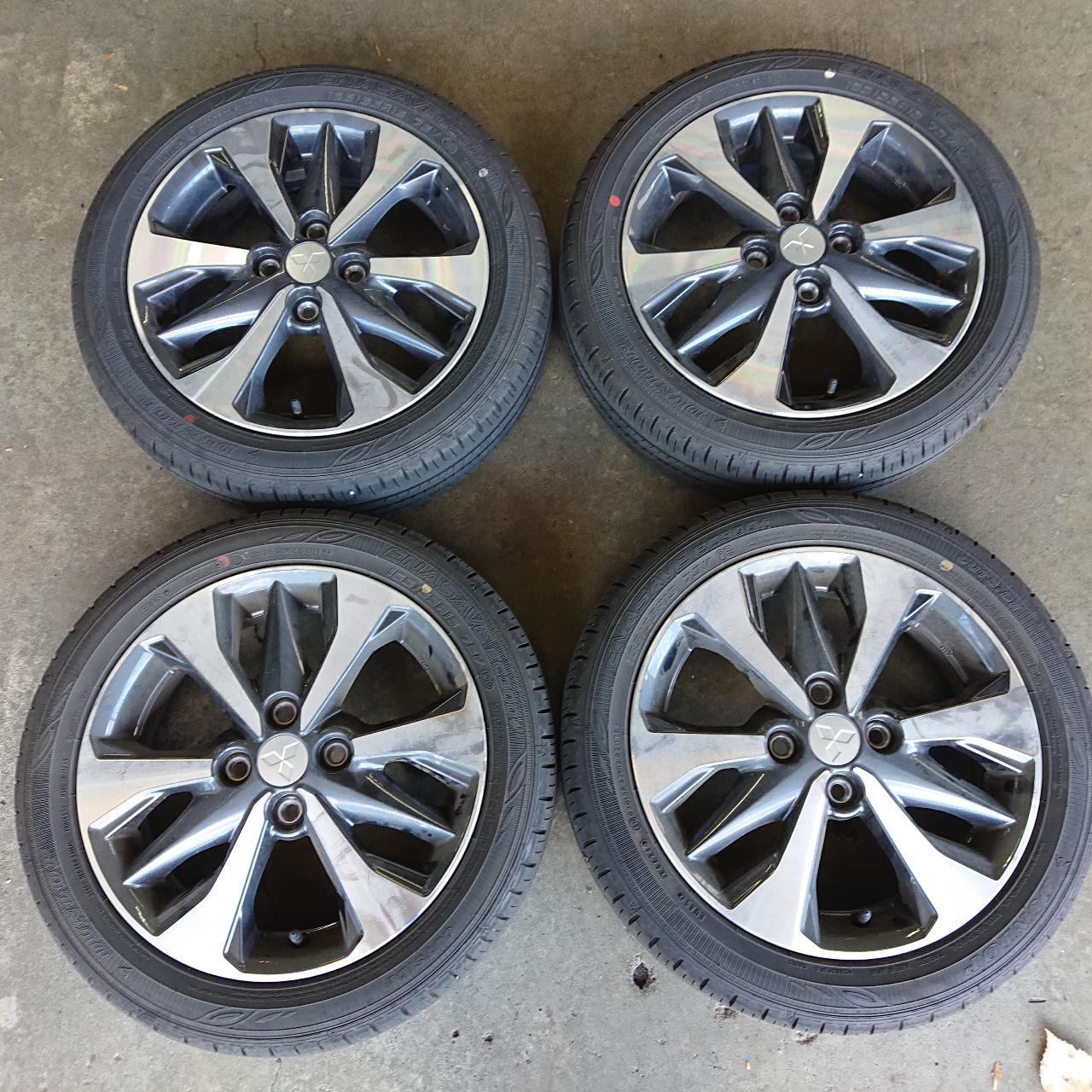 H warehouse Mitsubishi ek cross original wheel + DUNLOP ENASAVE EC300 +