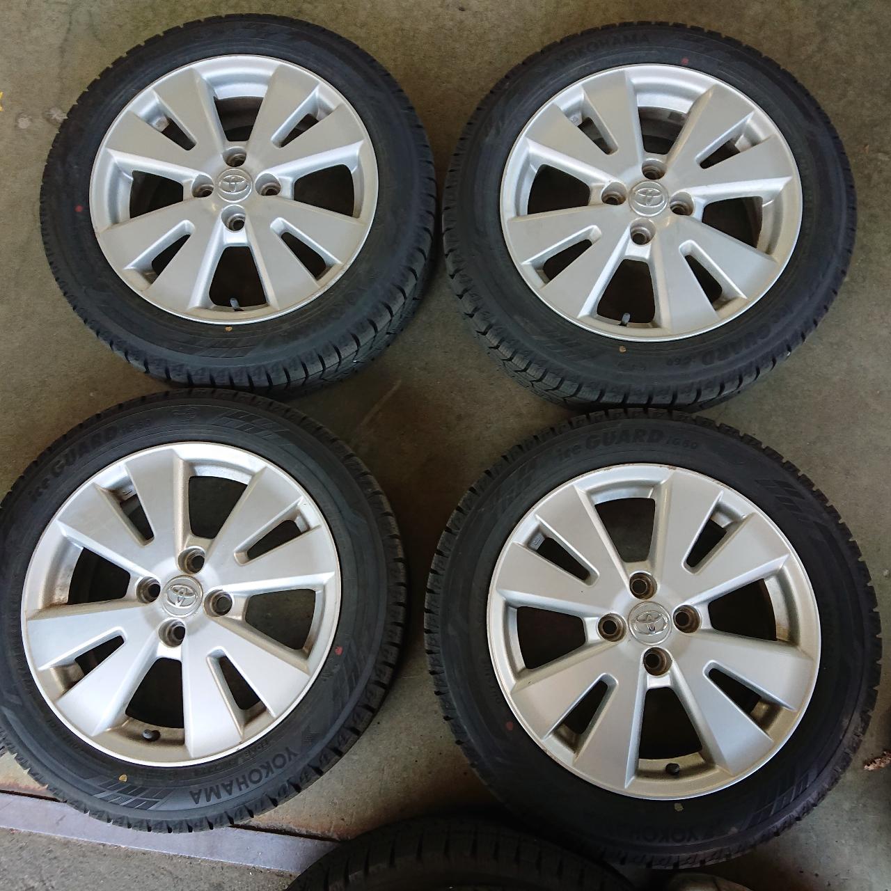 YOKOHAMA iceGUARD iG60 + Toyota Practices original wheel
