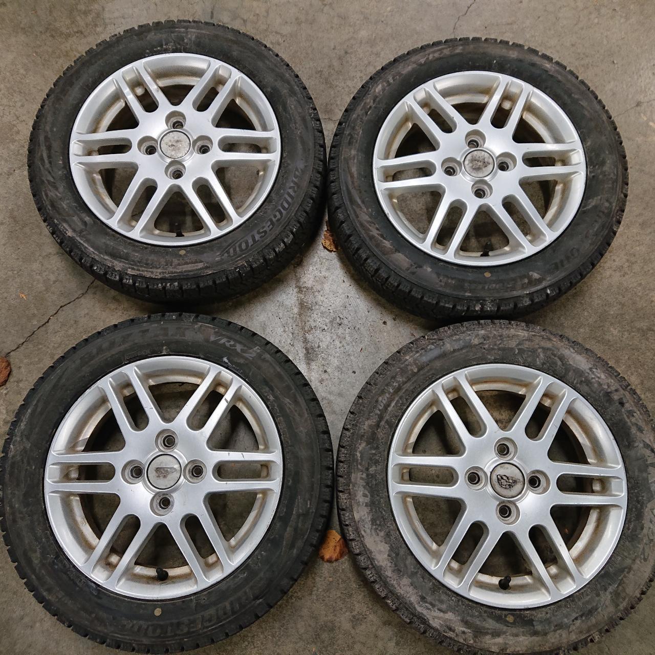 BRIDGESTONE BLIZZAK VRX2 + Daihatsu Six twin-spoke
