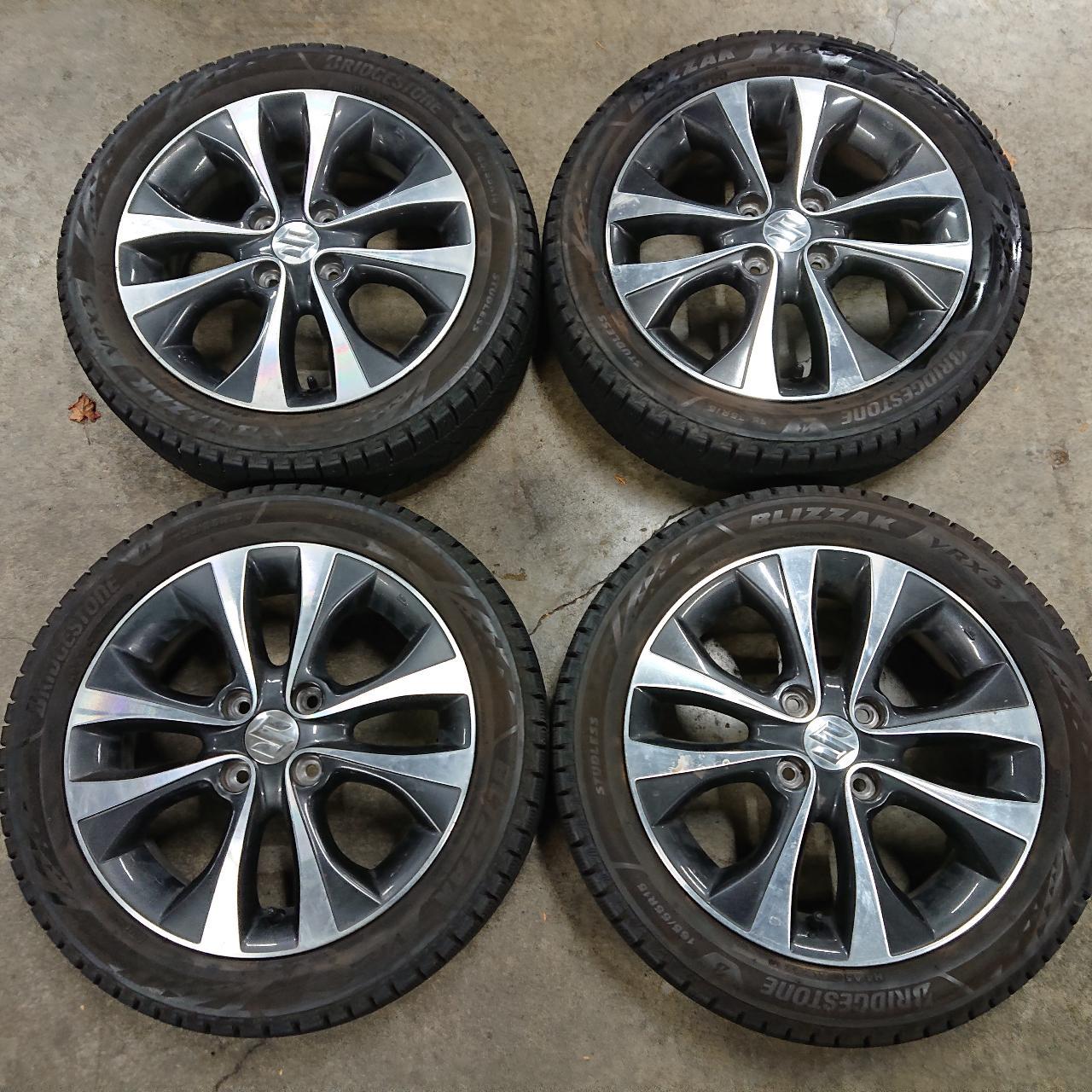 BRIDGESTONE BLIZZAK VRX3 + SUZUKI Wagon R original wheel
