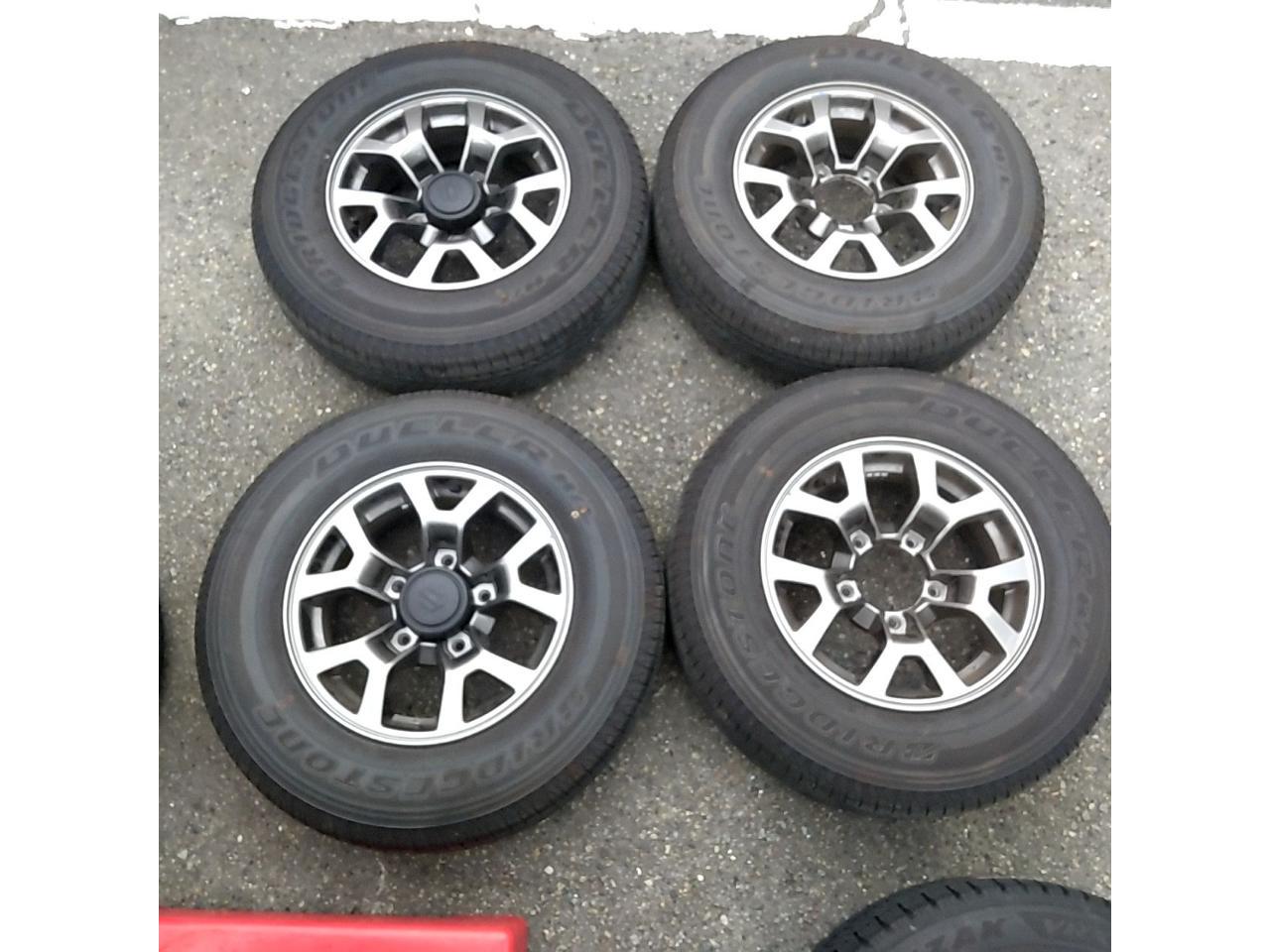 [Suzuki genuine Jimny Nomad genuine wheels + BRIDGESTONE DUELER H / L