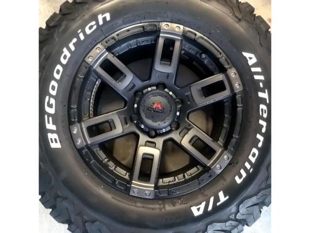 【MClimb WEED】 KANONE 17インチ 8J +20 + 【BFGoodrich】All-Terrain T/A K02 265/70 R17 121/118S