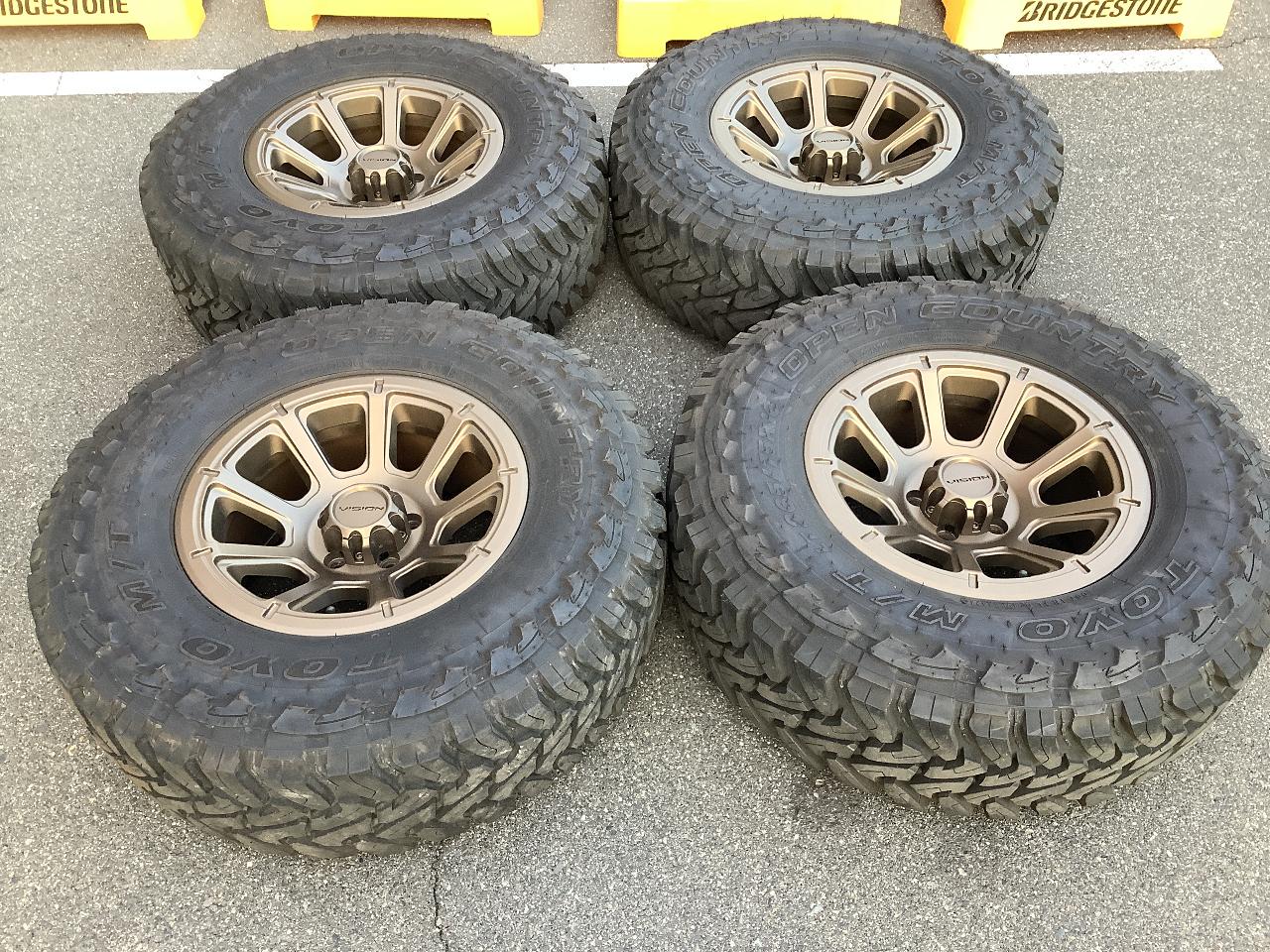 *Rare item Vision Wheel 353 Turbine Color: Bronze + TOYO OPEN COUNTRY M / T