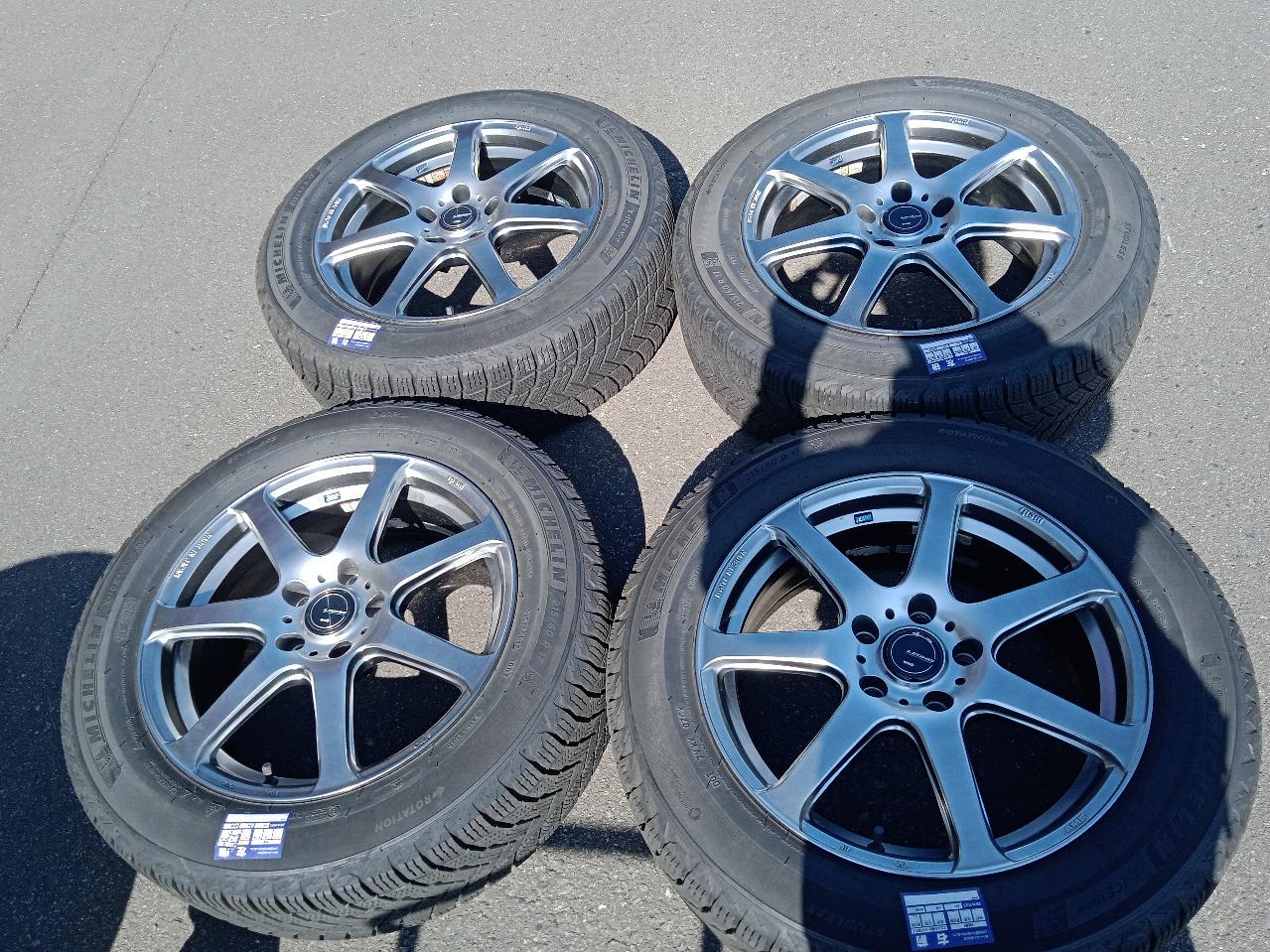 weds LEONIS NAVIA07 + MICHELINX-ICE SNOW 215 / 60R17
