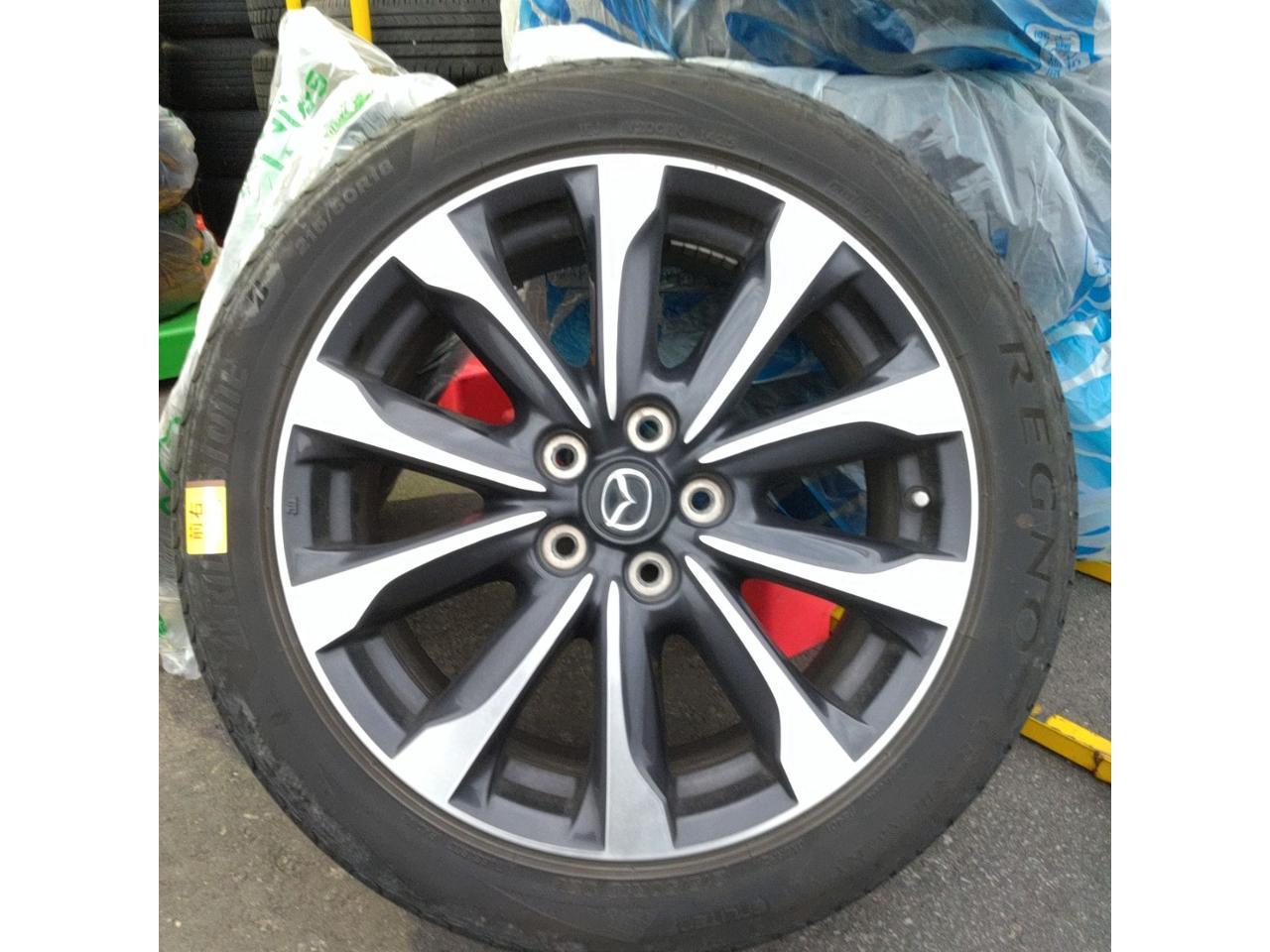 Mazda genuine DK series CX-3 early model genuine wheels + BRIDGESTONE REGNO GR-XⅢ TYPE RV