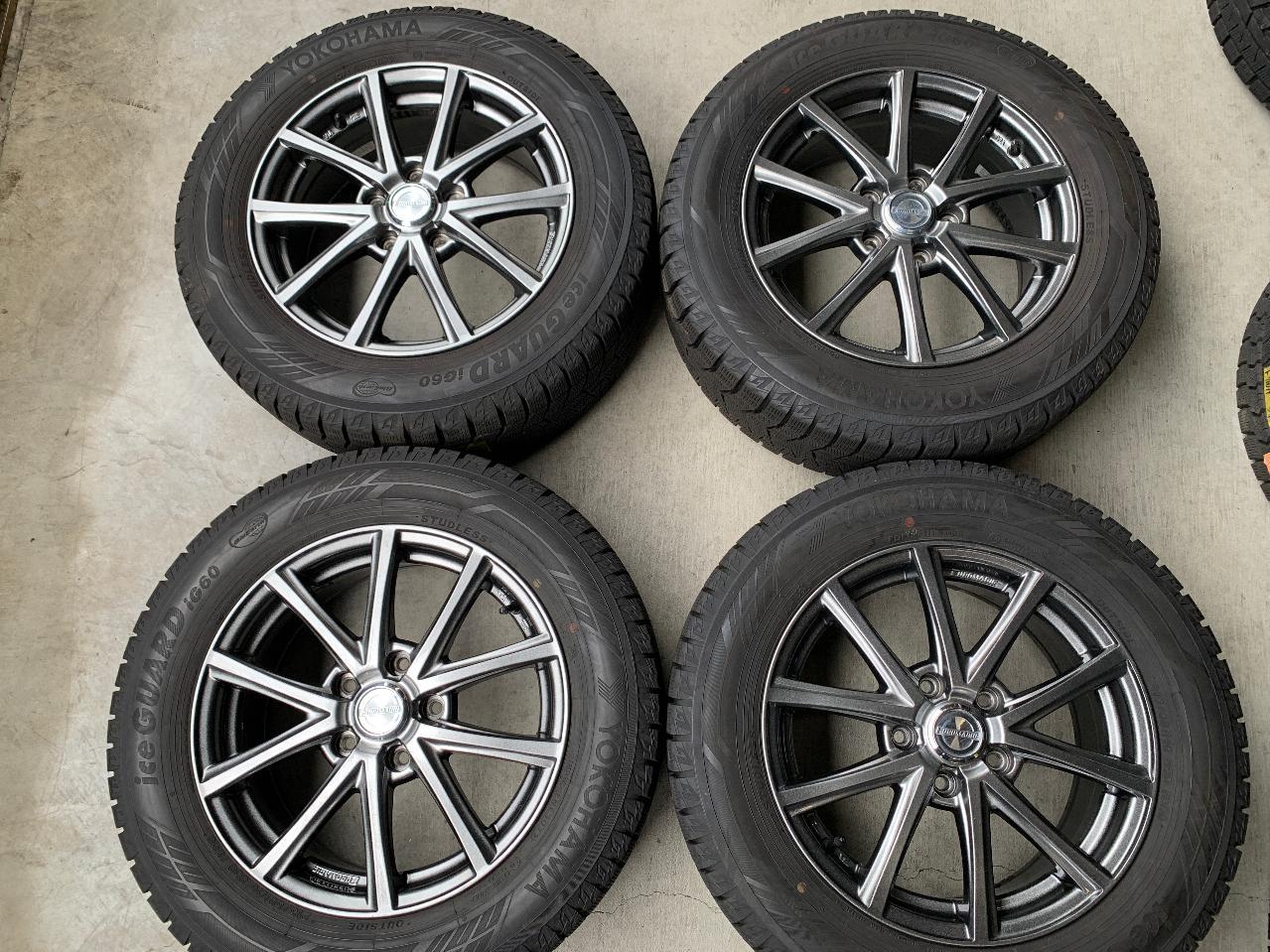 Before PIT NEW RAYTON EUROMAGIC Varotte G3 + YOKOHAMA ice GUARD iG60