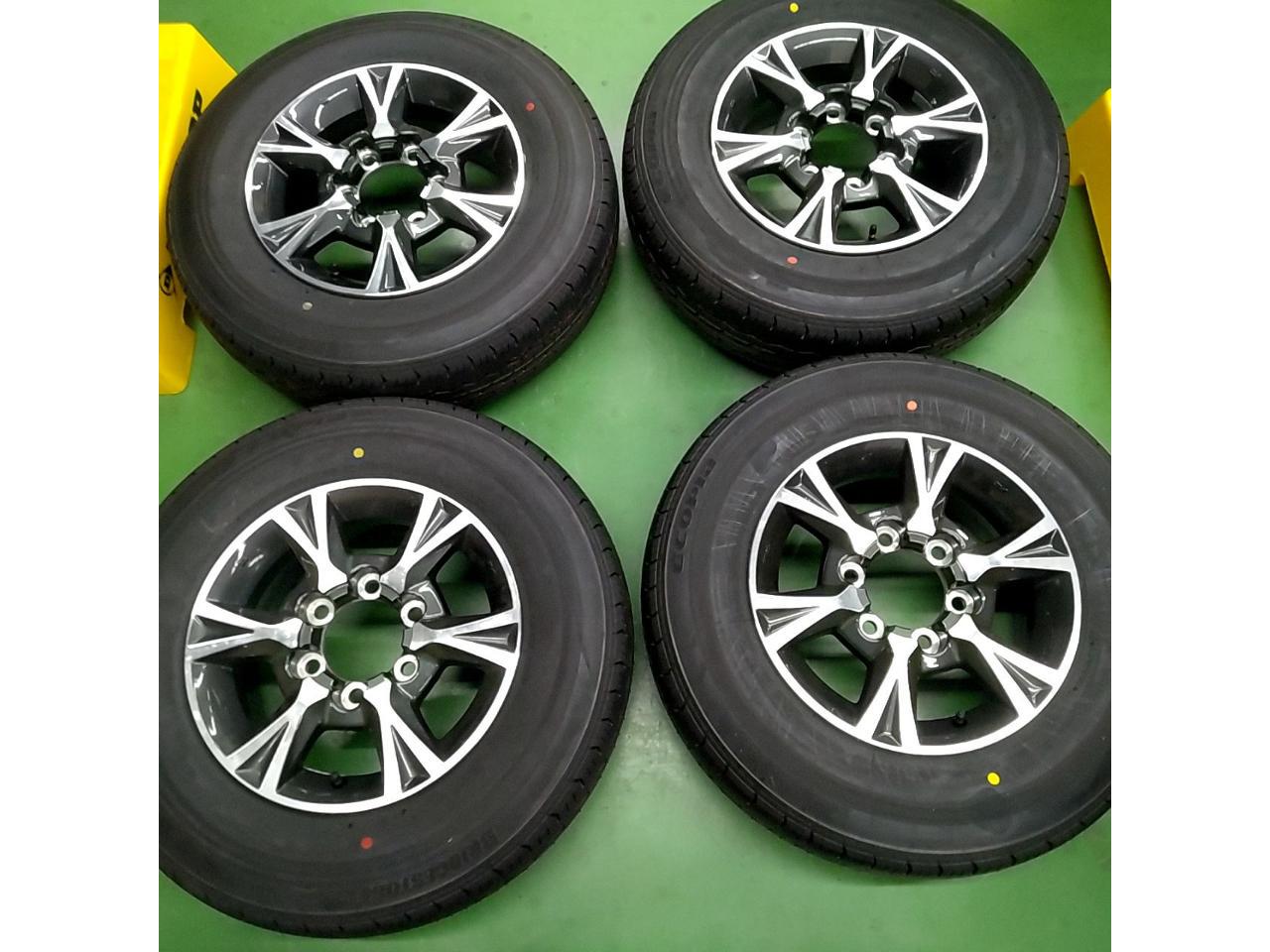 Toyota genuine Hiace genuine option wheels + BRIDGESTONE ECOPIA RD613 195 / 80R15 107 / 105S LT
