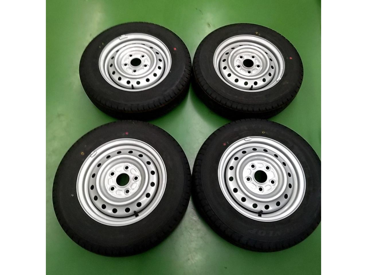Toyota genuine Liteace genuine steel + DUNLOP SP LT30A 165 / 80R14 97/97Q LT