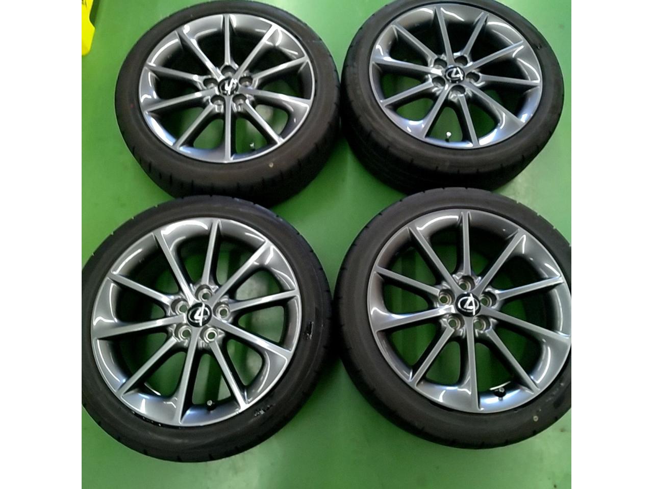 Genuine LEXUS CT200h/F Sport wheels + DUNLO PIREZZA DZ102 215 / 45R17