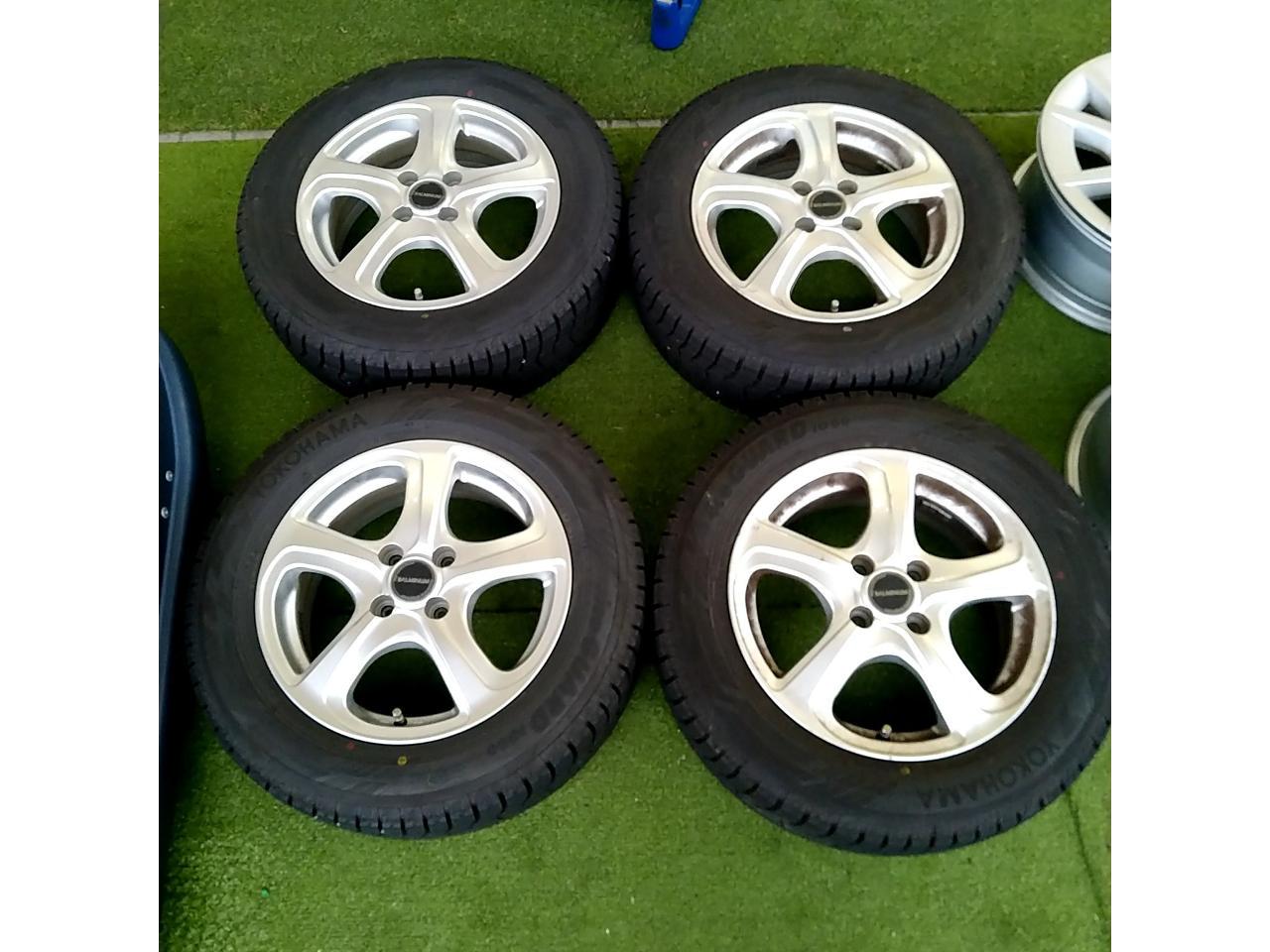 BRIDGESTONE BALMINUM Spoke wheels + YOKOHAMAICE GUARD iG60