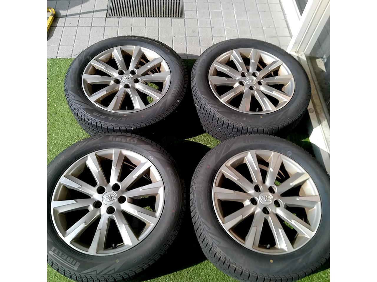 Toyota genuine parts Vanguard genuine wheels + PIRELLI ICE ZERO ASIMMETRICO