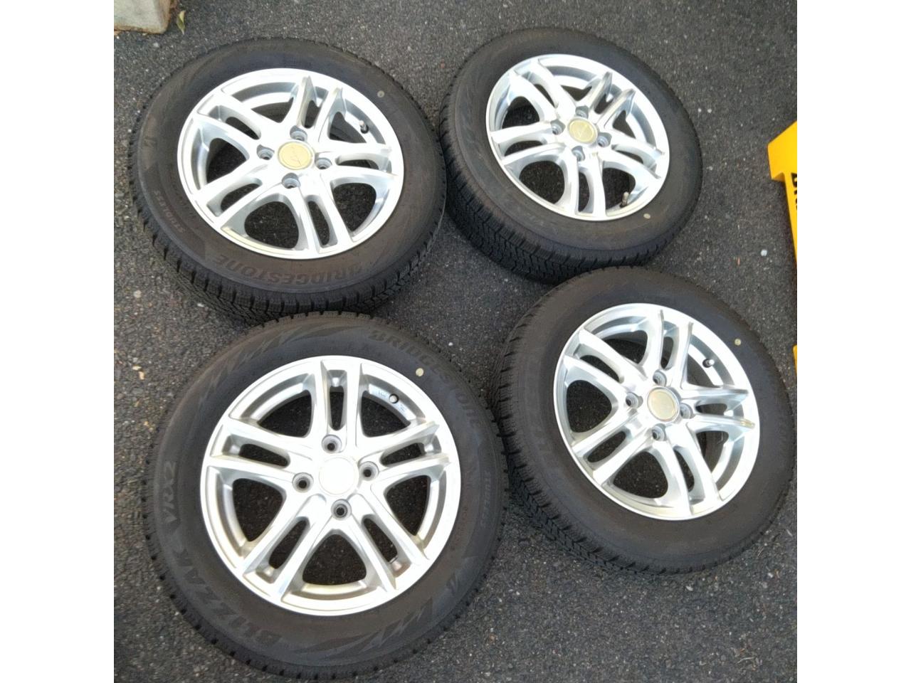 BRIDGESTONE Linz Aluminum wheels + BRIDGESTONE BLIZZAK VRX2