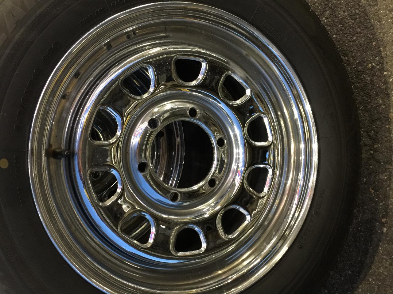 DAYTONA Steel wheel 4 pieces set