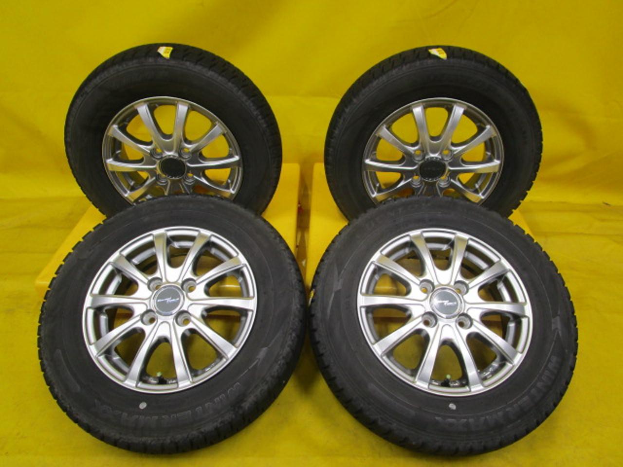 Super cheap set for one season RACING FORCE RF-TS10 + DUNLOP WINTER MAXX WM02 145/80R13