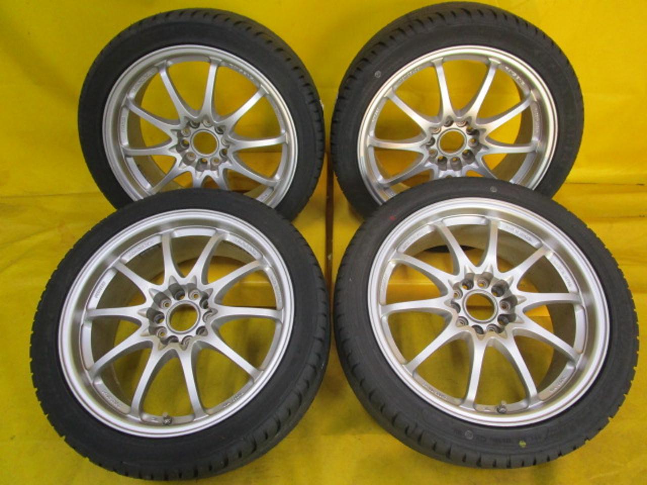 With new tires !! RAYS VOLK RACING CE28N 10SPOKE DESIGN + KENDA KR20