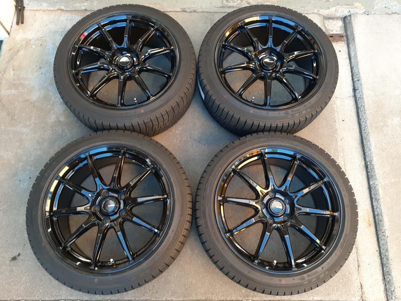 HOT STUFF G. speed 10-spoke 18 inches + DUNLOP WINTERMAXX WM03 225 / 45R18