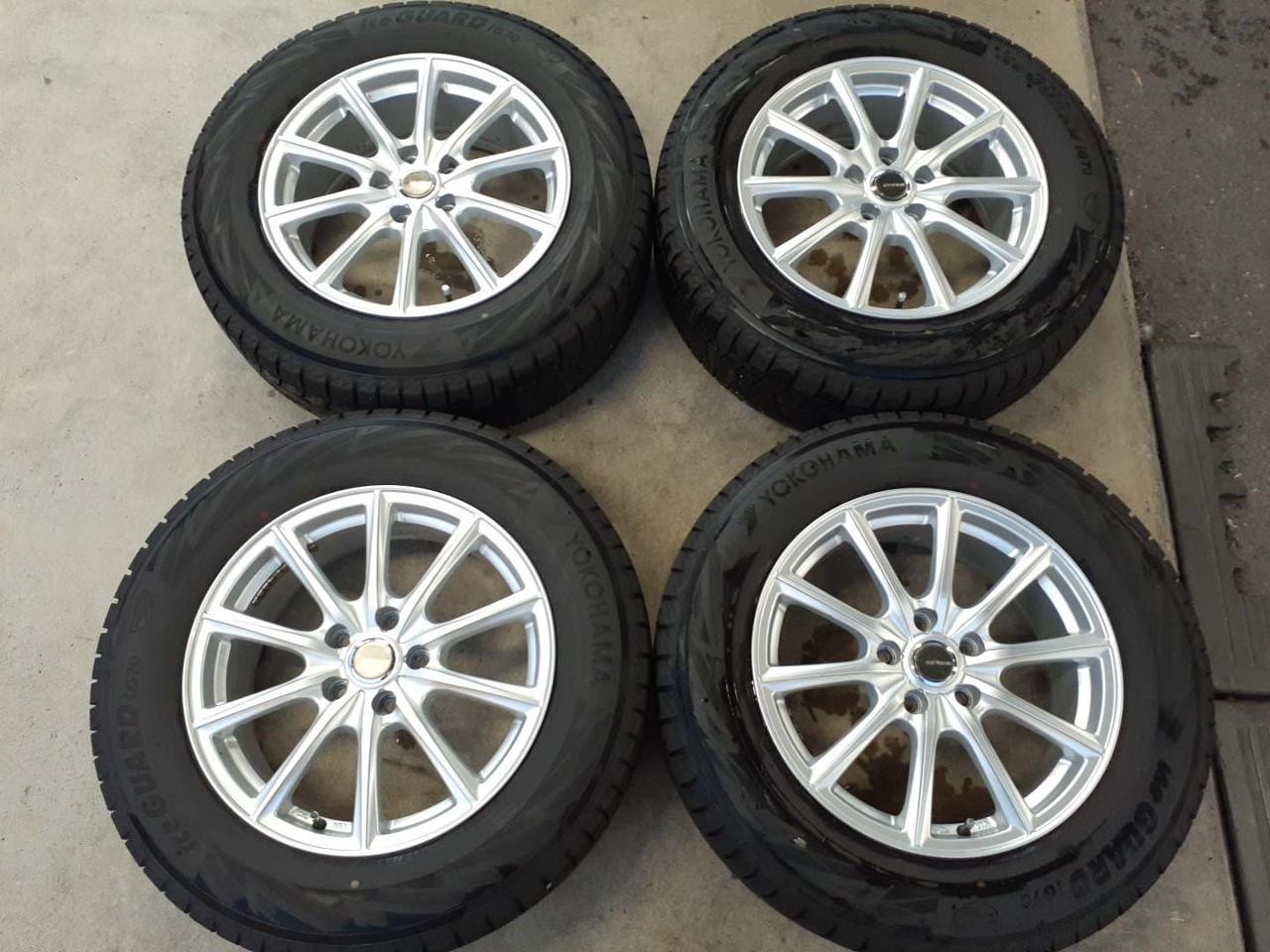 BRIDGESTONE ECO FORME 10-spoke + YOKOHAMA ICE GUARD ig70 225 / 65R17 Made in 2024