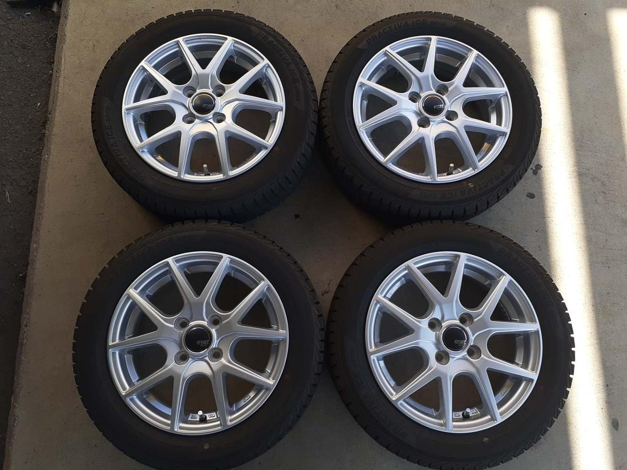 Yellow Hat SPORT DAISY Twin 5-spoke + PRACTIVA ICE BP02 155 / 65R14 Made in 2024