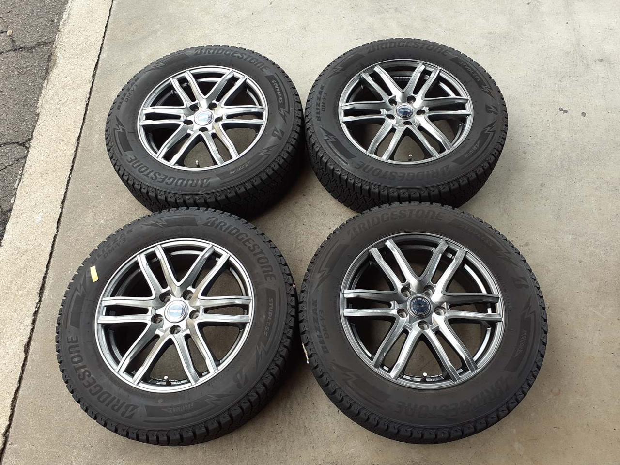 BRANDLE SG6 Twin 5-spoke + BRIDGESTONE BLIZZAK DM-V3 225 / 65R17 Made in 2025