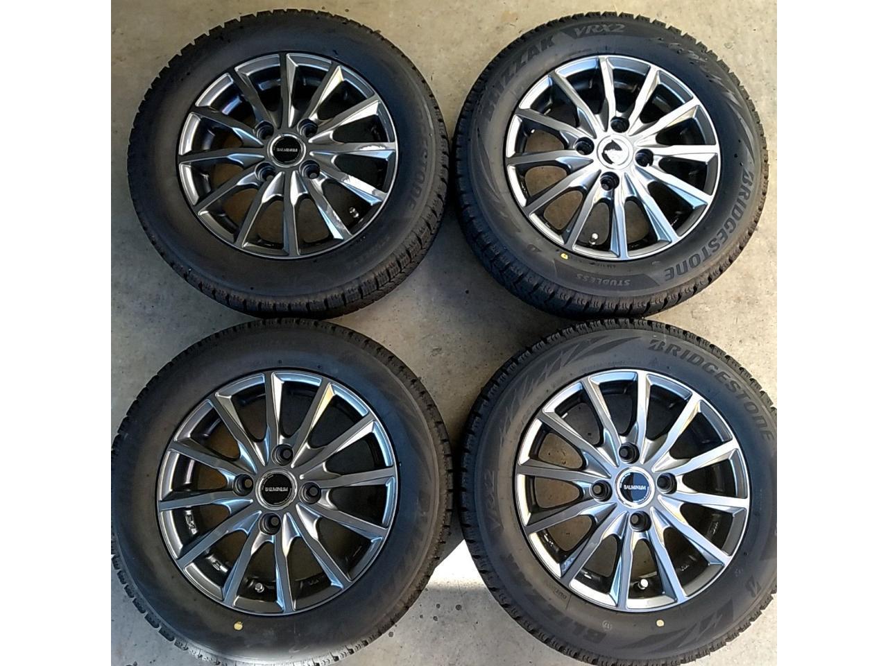 BRIDGESTONE BALMINUM XR10 12-spoke + BRIDGESTONE BLIZZAK VRX2 155 / 65R13 Made in 2024