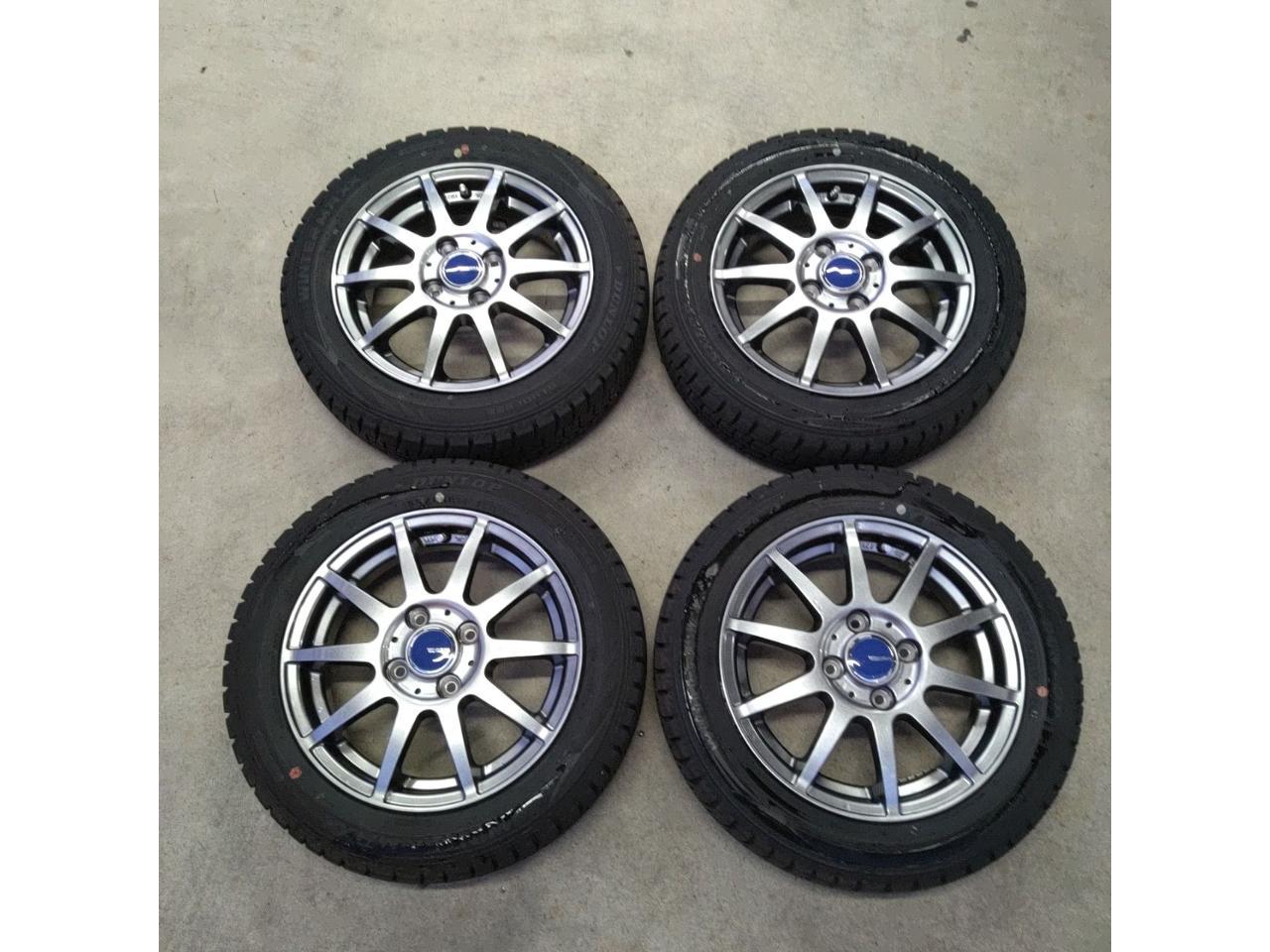 weds WINNERS Spoke wheel + DUNLOP WINTER MAXX WM02 155 / 65R14