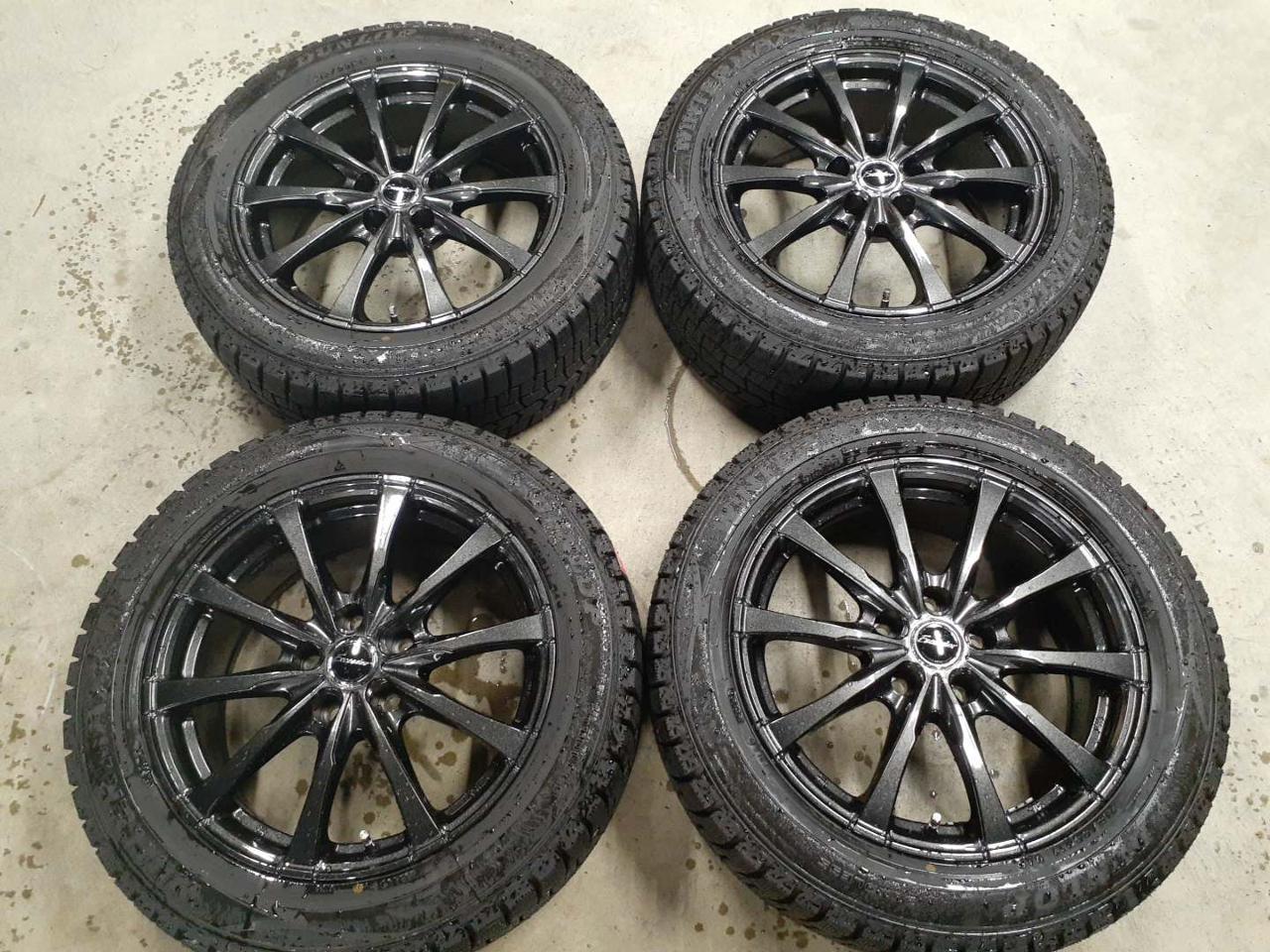 HOT STUFF Exceeder E08 10-spoke + DUNLOP WINTER MAXX02 215 / 55R17 Made in 2025