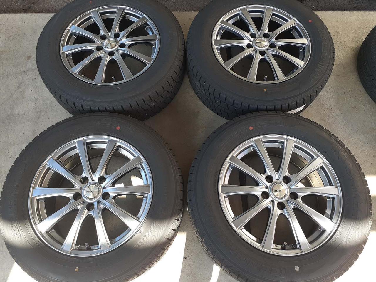 carport Maruzen DOS SE-10R 10-spoke + GOODYEAR ICE NAVI SUV 225 / 65R17 Made in 2023