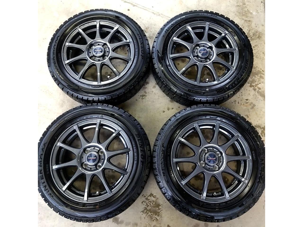 weds VELVA 10-spoke + DUNLOP WINTERMAXX WM02 + DUNLOP WINTERMAXX WM02