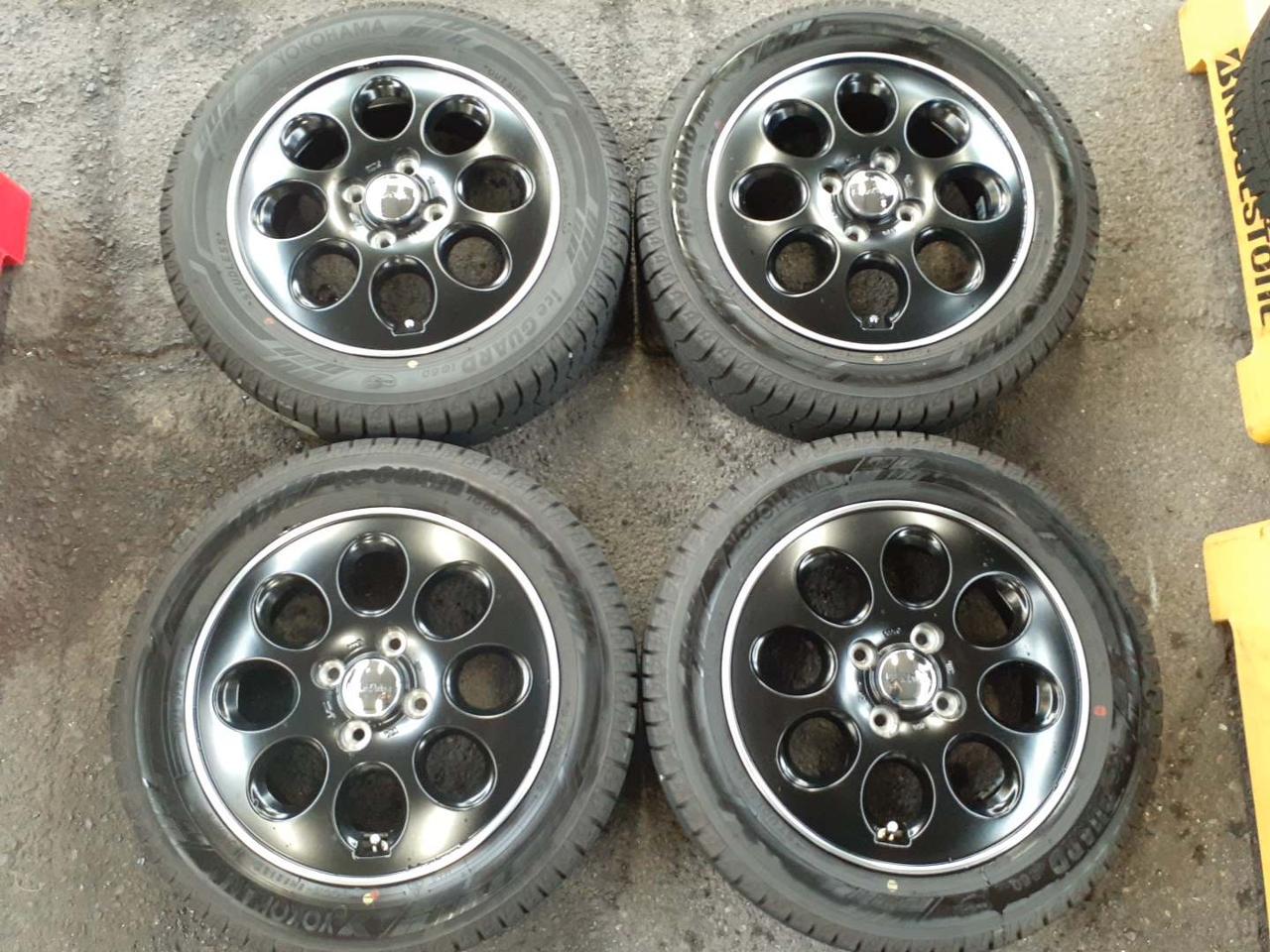 HOT STUFF LaLa Palm Oval 14 inches + YOKOHAMA ice GUARD iG60 165 / 65R14