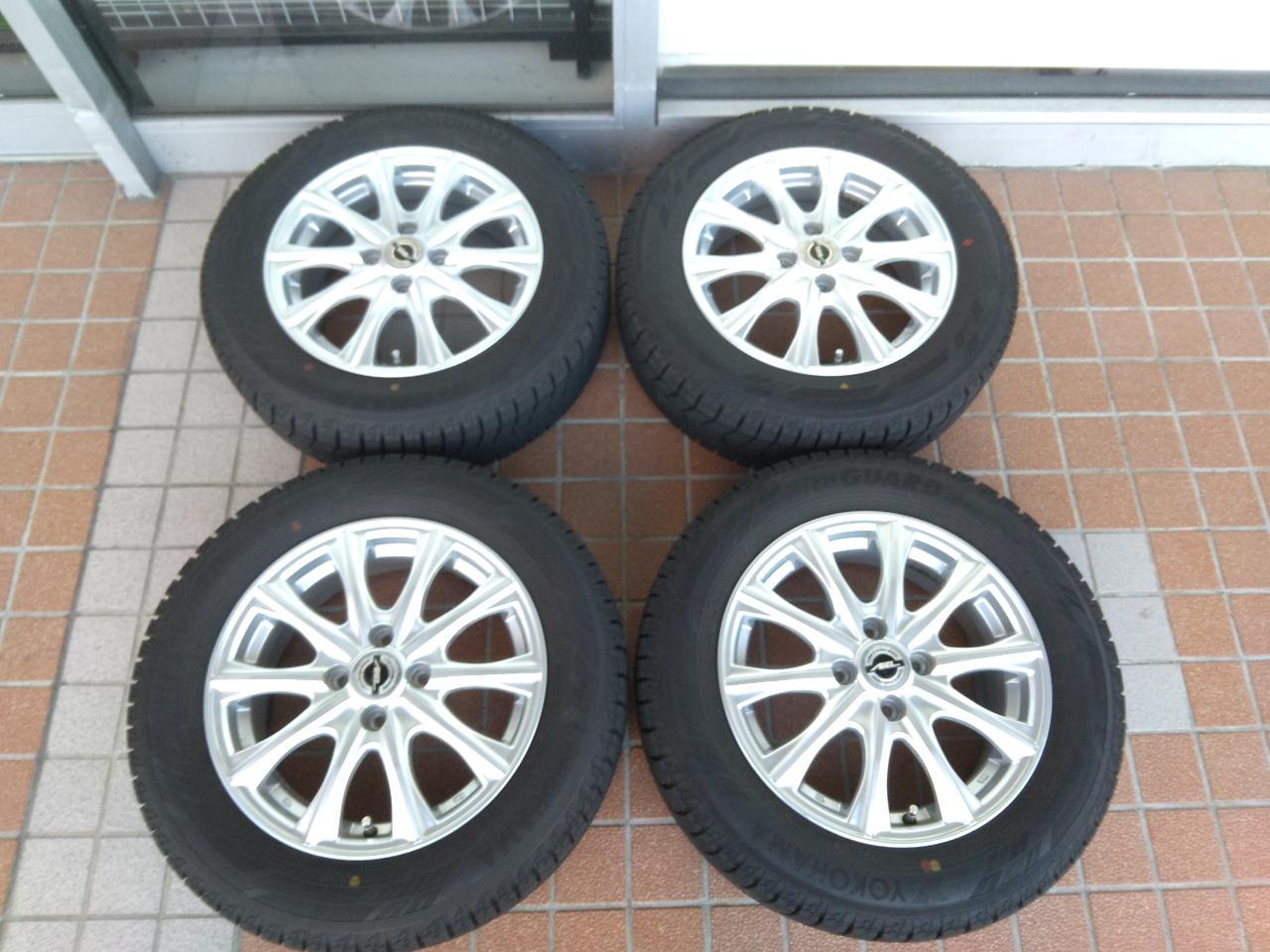 weds AXEL 10-spoke + YOKOHAMAice GUARD iG60 185 / 65R15