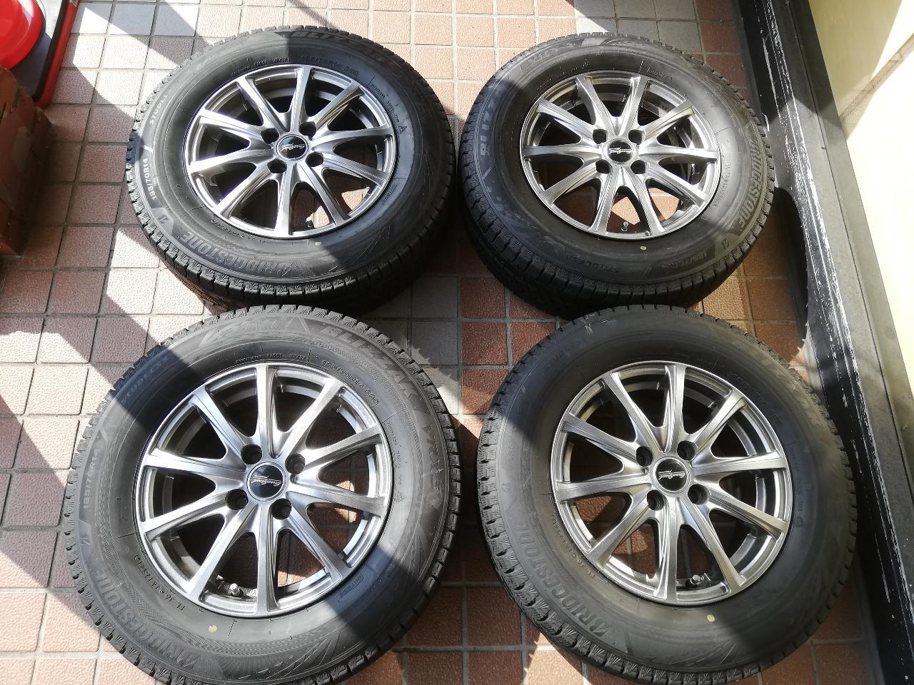 MARUKA SERVICEMANARAY SPORT EUROSPEED + BRIDGESTONE BLIZZAK VRX3 185 / 70R14