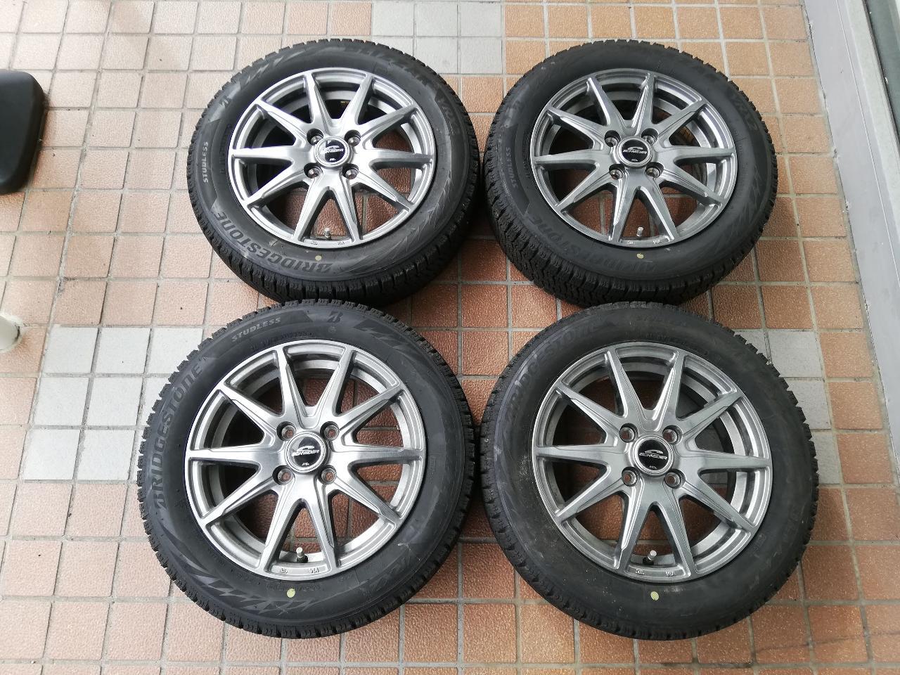 A-TECH SCHNEIDER + BRIDGESTONE BLIZZAK VRX2 155 / 65R14