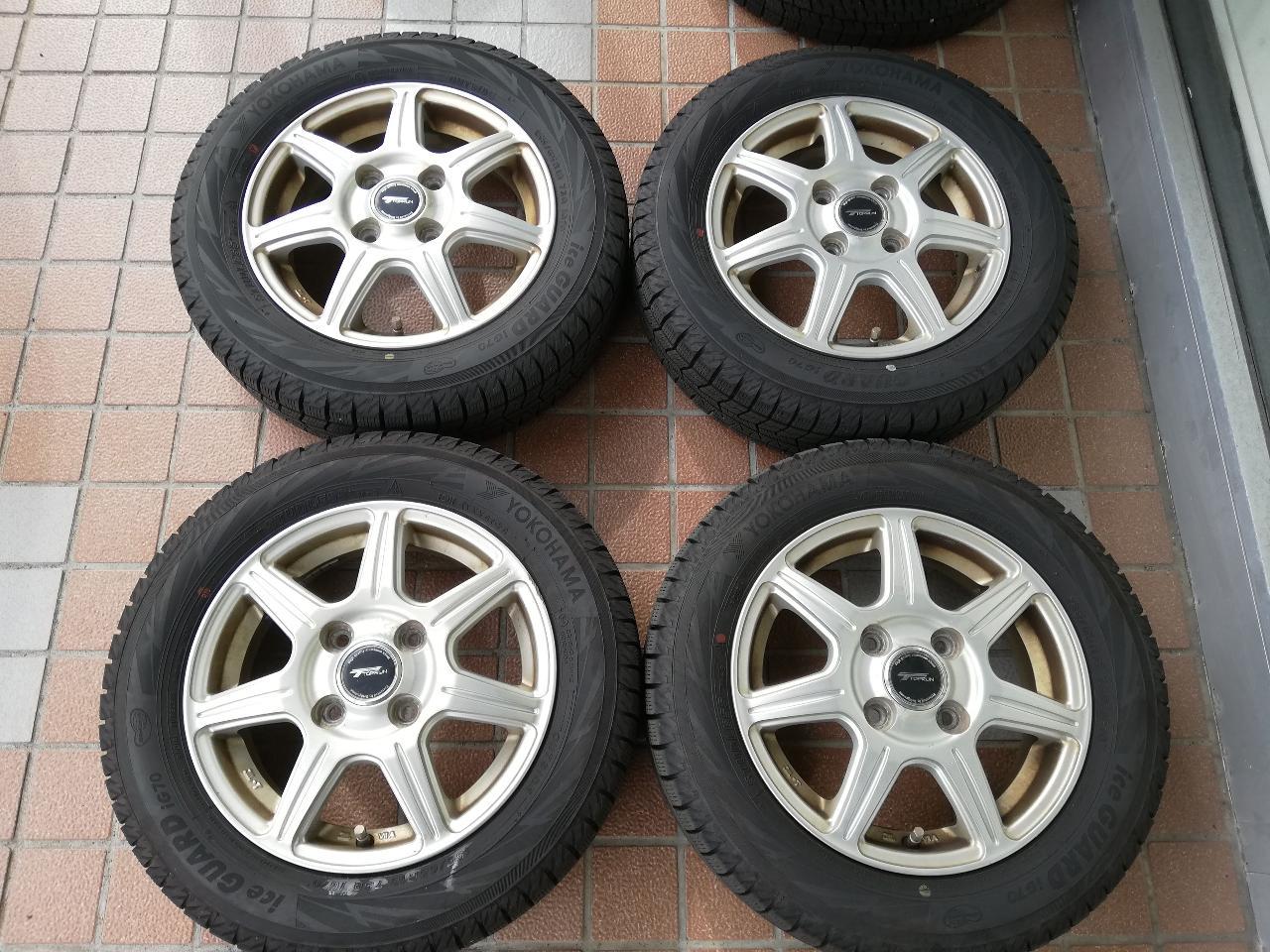 BRIDGESTONE TOPRUN R7 + YOKOHAMA iceGUARD iG70 155 / 65R13