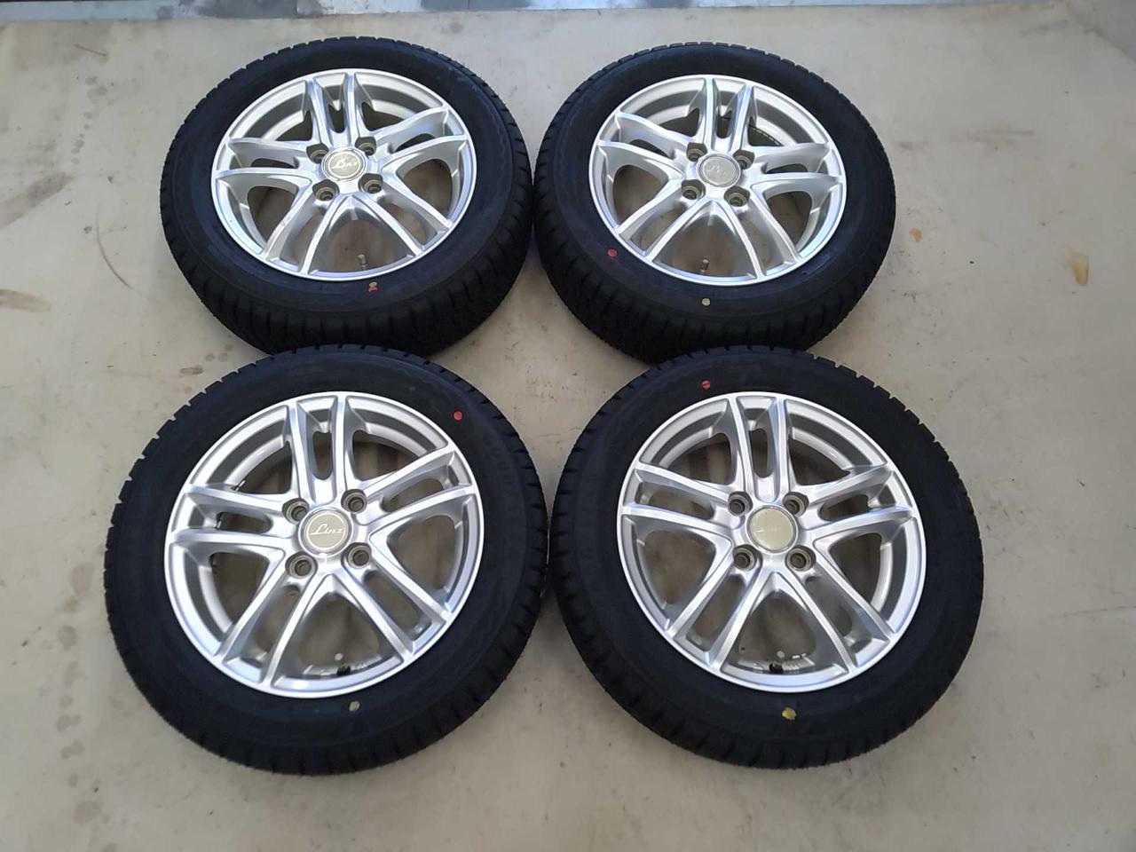New tires and used wheel set LINZ Spoke wheels + GOODYEAR ICE NAVI8
