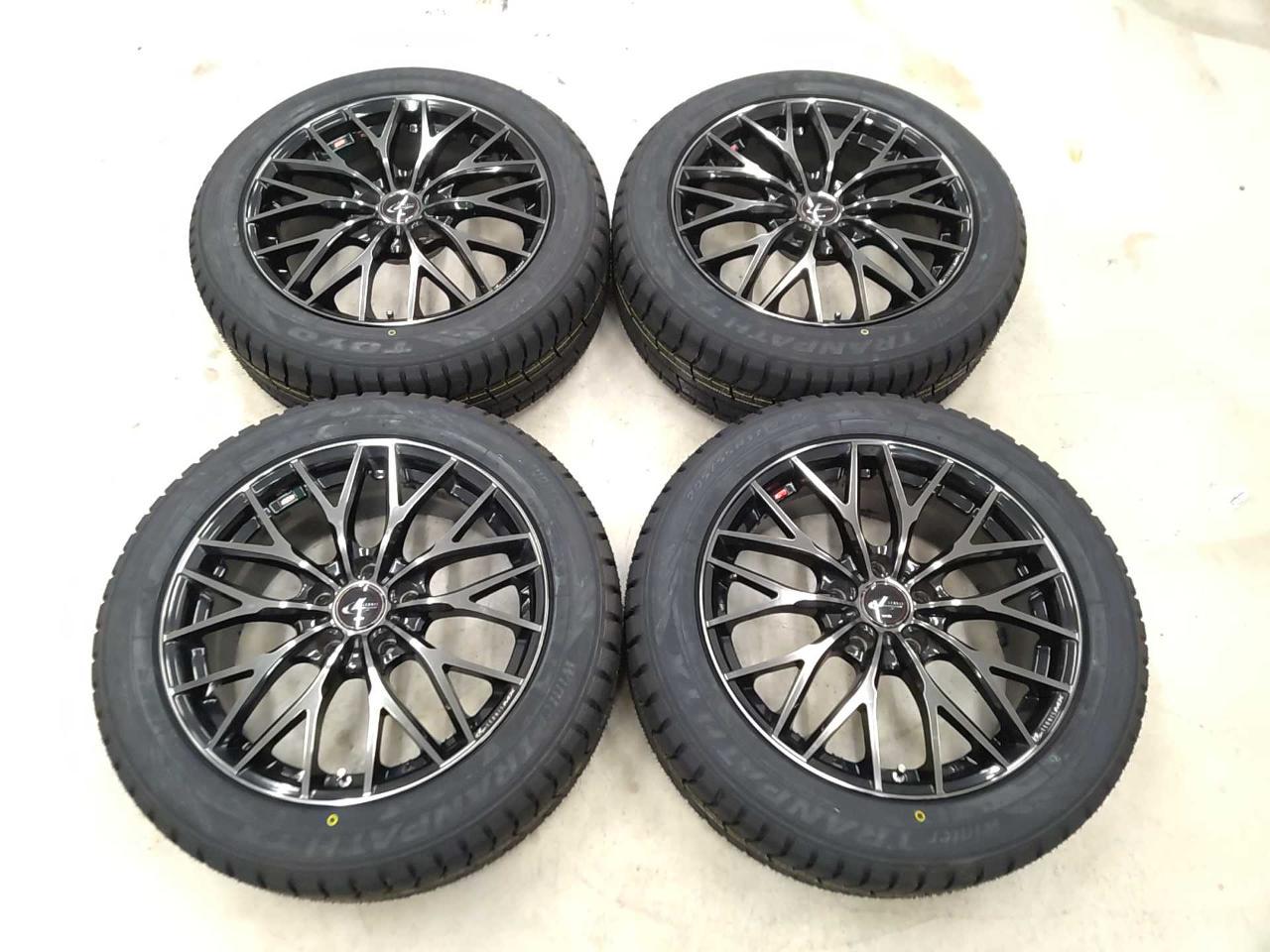 New tires and a set of wheels in excellent condition. weds LEONIS MX + TOYO WINTER TRANPATH TX